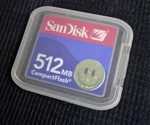 512Mb CF Cards - 6x available