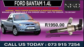 Ford Bantam 1.4L Diesel Fuel Injectors 