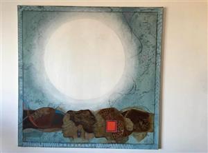 Peter Webber Painting Oil On Cancas 120x120 /