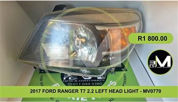 2017 FORD RANGER T7 2.2 LEFT HEADLIGHT - MV0770