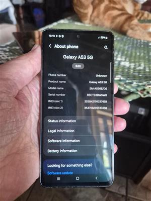 Samsung Galaxy Cell phone,  A53 5g