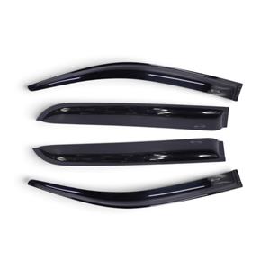 Gloss Black Windshields for Toyota Fortuner 2016 (Front & Rear)