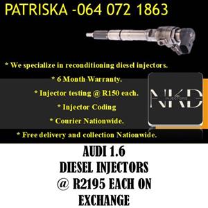 AUDI 1.6 DIESEL INJECTORS FOR SALE