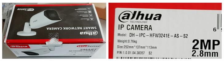 Dahua Bullet - HFW3241EP-AS-0280B-S2
