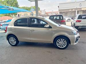 2018 TOYOTA ETIOS SPRINT 1.5 HATCH Transmission: Manual  Mileage: 78000km  Fueltype: Petrol  Gold