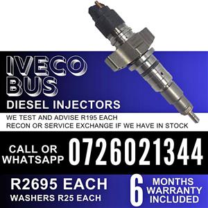 Iveco Bus diesel injectors for sale