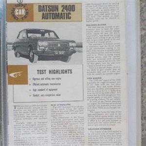 Datsun 2400, original road test