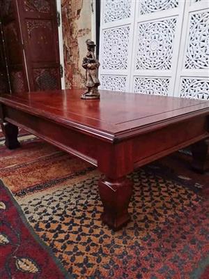 Mahogany Elegance Coffee Table