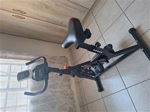 Bench. Cyclone Indoor Performance Belt-Drive Exercise Spin Bike