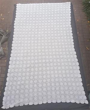 Huge Crochet . Throw or Bed Cover or Table Cloth 