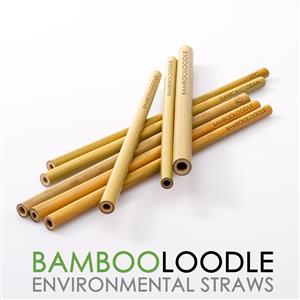 Bamboo  Straws Pack of 100