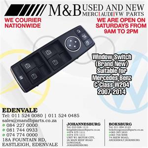 Window Switch (Brand New)  Suitable for Mercedes-Benz C-Class W204 2007-2014