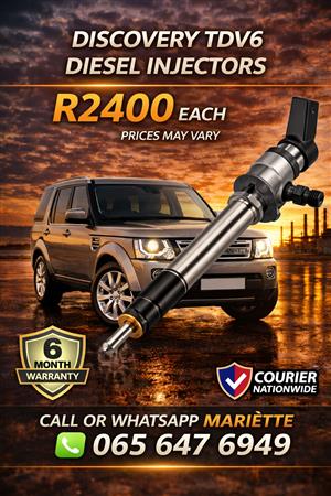 Discovery TDV6 Diesel Injectors