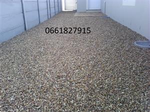 BROWN AND GREY STONES  13MM AND 19MM DECORATIVE PEBBLES STONES 