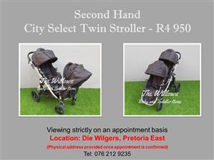 twin stroller second hand