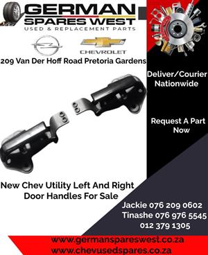 New Chev Utility Left and Right Door Handles For Sale