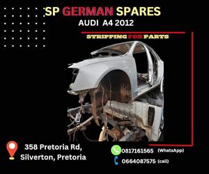 AUDI A4 2012 STRIPPING FOR PARTS ON SALE