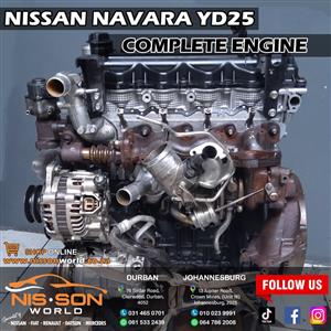 NISSAN NAVARA YD25 COMPLETE ENGINE