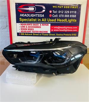 BMW X5 G05/ X6 G06 left side Full LED Laser adaptive headlight (smoke)