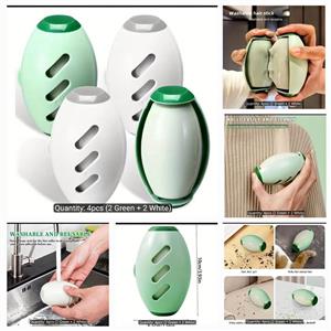4pc reusable washable pet hair remover roller ball Available on order