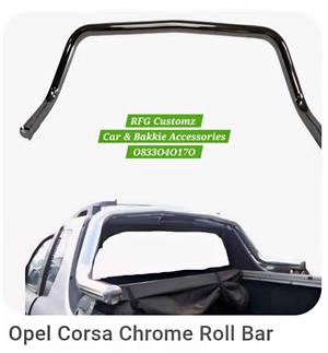 Opel Corsa Chrome Roll Bar