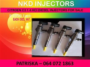 DIESEL INJECTORS NEW OR RECON CITROEN C3 1.4