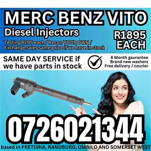 Mercedes Benz Vito diesel injectors