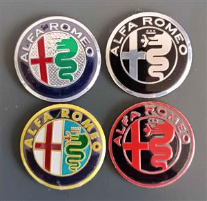 Alfa Romeo steering wheel badges emblems