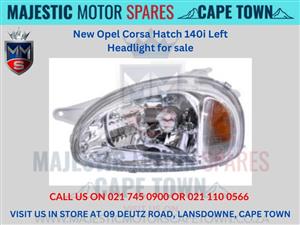 Left Headlight for Opel Corsa Hatch 140i