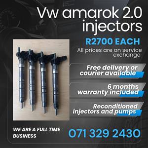 VW AMAROK 2.0 INJECTORS FOR SALE WITH WARRANTY 
