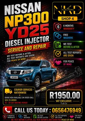 Nissan_NP300_YD25_Diesel_Injectors_On_recon