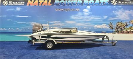 MIAMI SPORT 16 FT ON TRAILER 150 HP MARINER V6 