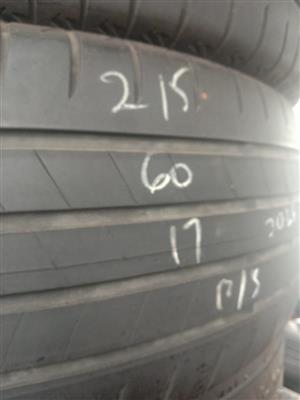 New and used tyres. Plus