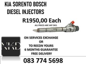 KIA - SORENTO - QUALITY DIESEL INJECTORS AVAILABLE FOR SALE & RECONDITIONING