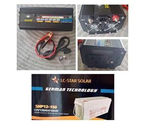 1500w 12v UPS + 150ah gel battery,  New with FREE DELIVERY