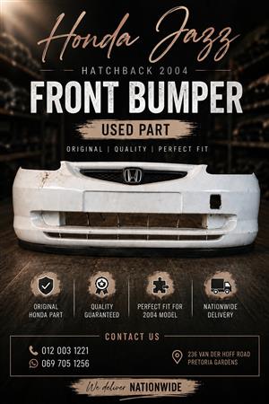 Honda Jazz Hatchback 2004 Front Bumper For Sale Used.