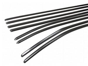 VW Golf Mk1 Waistline 8 Piece Trim Set Black Anodised