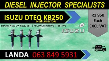 ISUZU DTEQ KB250 DIESEL INJECTORS FOR SALE OR RECON WITH WARRANTY 