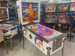 Selling this fully refurbished Big Indian pinball machines.
