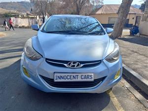 2013 HYUNDAI ELANTRA 1.8 GLS ENGINE PETROL, MANUAL, BLUE COLOR, MILEAGE 86000KMS