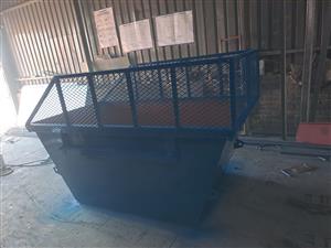 Skip Bins its your choice -Skip with Lid  or Caged Skip.