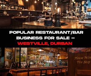 Highly Profitable Restaurant/Bar For Sale - Westville, Durban!