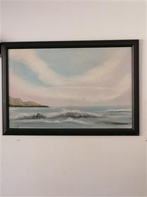 Original Colin Dale seascape painting 