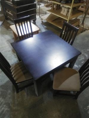 Dining room table with chairs clearance sale