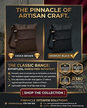 The Classic Cross-Body Hand Bag from The Pinnacle Collection. 