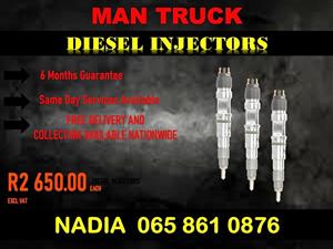 MAN TRUCK DIESEL INJECTORS FOR SALE FULLY TESTED