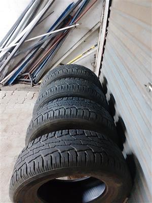 4× bakkie tires. Still in verry good condition. 