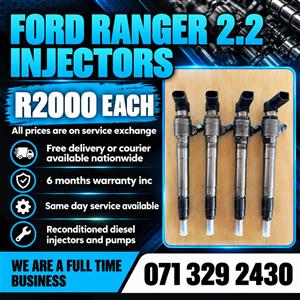 FORD RANGER 2.2 NJECTORS FOR SALE WITH WARRANTY 