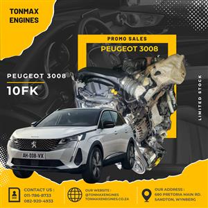 Peugeot 3008 10FK Engines for Sale