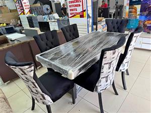  Brand New 6-Seater Dining Table Set – Modern & Stylish 